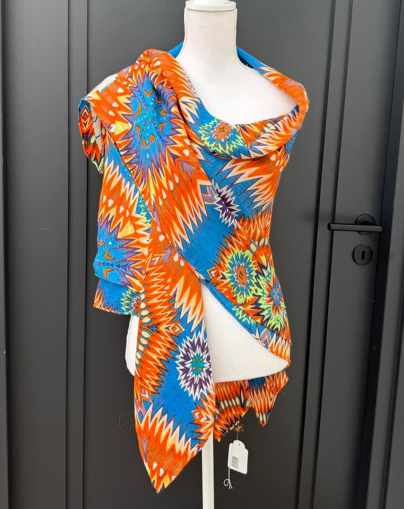 Nieuw! Mucho Gusto zijde en wol mix grote sjaal, Kleding | Dames, Mutsen, Sjaals en Handschoenen, Ophalen of Verzenden, Nieuw