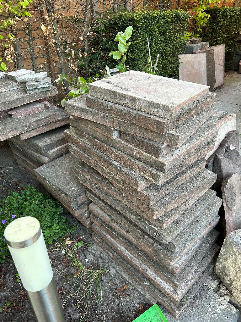 Tegels, Tuin en Terras, Ophalen, Gebruikt, 10 m² of meer, Grind