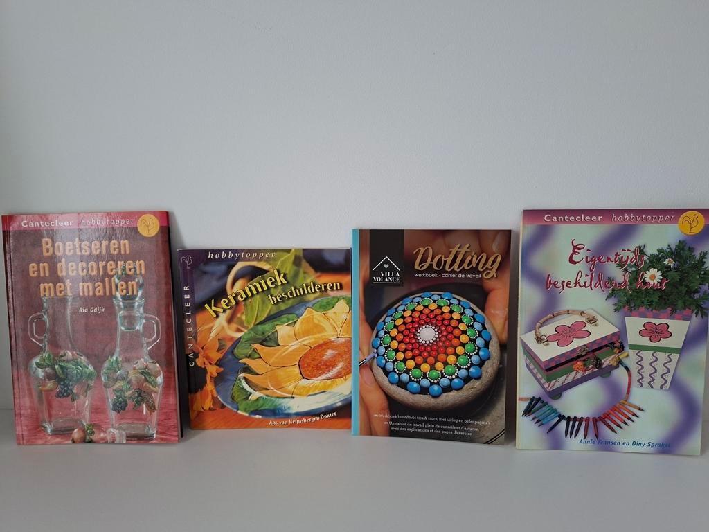 Nieuwe hobbyboekjes: schilderen, dotting, decoreren, Ophalen of Verzenden