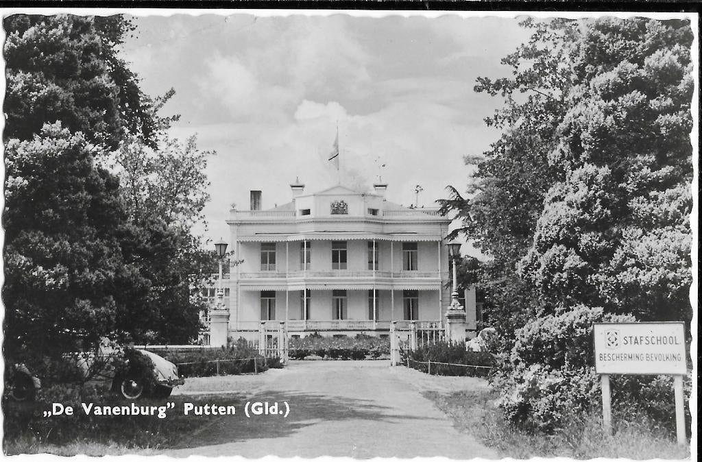 Putten, De Vanenburg, Stafschool Bescherming Bevolking, Verzamelen, Verzenden, 1960 tot 1980, Gelopen, Gelderland