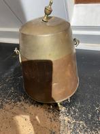 Vintage Koperen/Bronzen Pot met Deksel, Ophalen of Verzenden, Brons