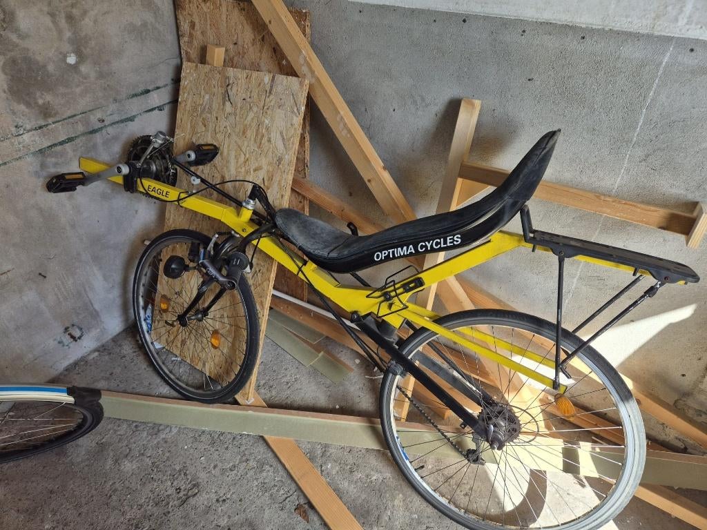 Te koop of te ruil ligfiets Optima Eagle, Ophalen, Gebruikt, Onderstuur, Overige merken