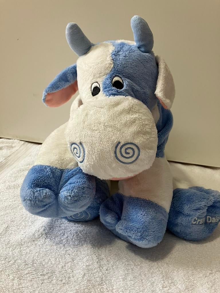 Nette crazy daisy koe knuffel, Kinderen en Baby's, Speelgoed | Knuffels en Pluche, Ophalen of Verzenden, Zo goed als nieuw, Koe