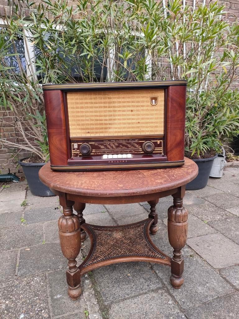 Oude Philips radio, Antiek en Kunst, Ophalen