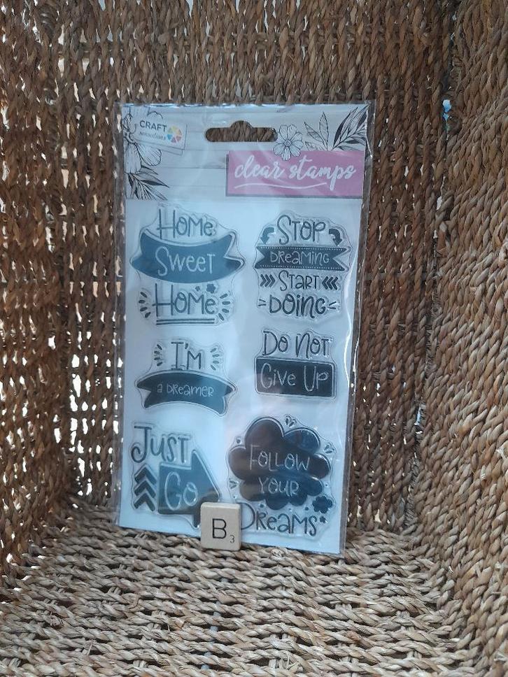 stempel opruiming, Hobby en Vrije tijd, Stempelen, Nieuw, Clearstamp, Verzenden