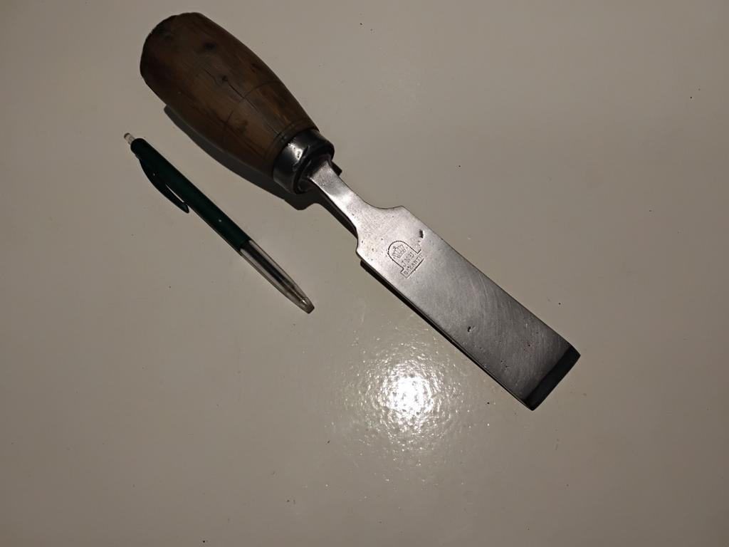 Mooie oude steekbeitel beitel van JNY Nooitgedagt 32mm, Ophalen of Verzenden