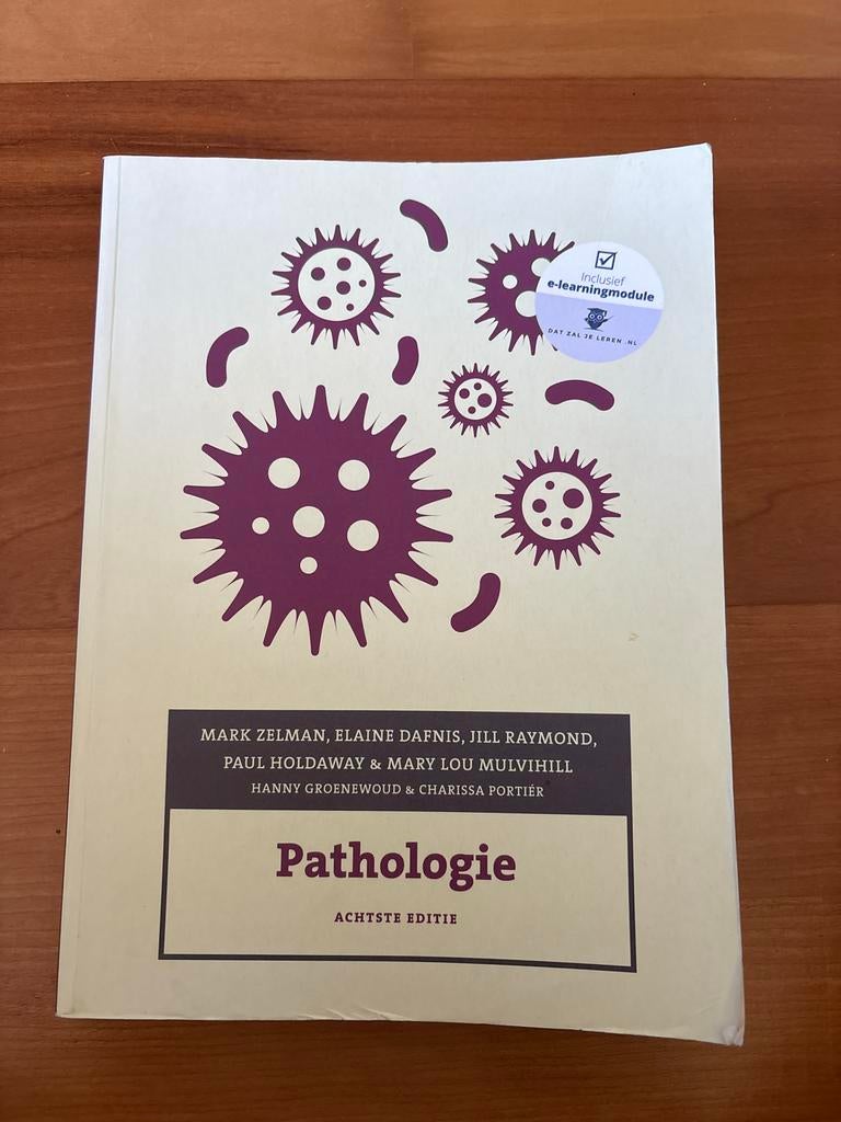 Pathologie - Achtste Editie (Zelman, Dafnis, Raymond), Ophalen of Verzenden, Beta, Zo goed als nieuw, HBO