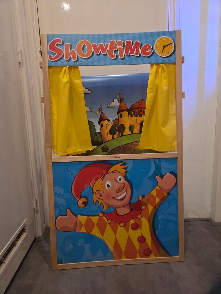 Poppenkast theater, Ophalen, Gebruikt