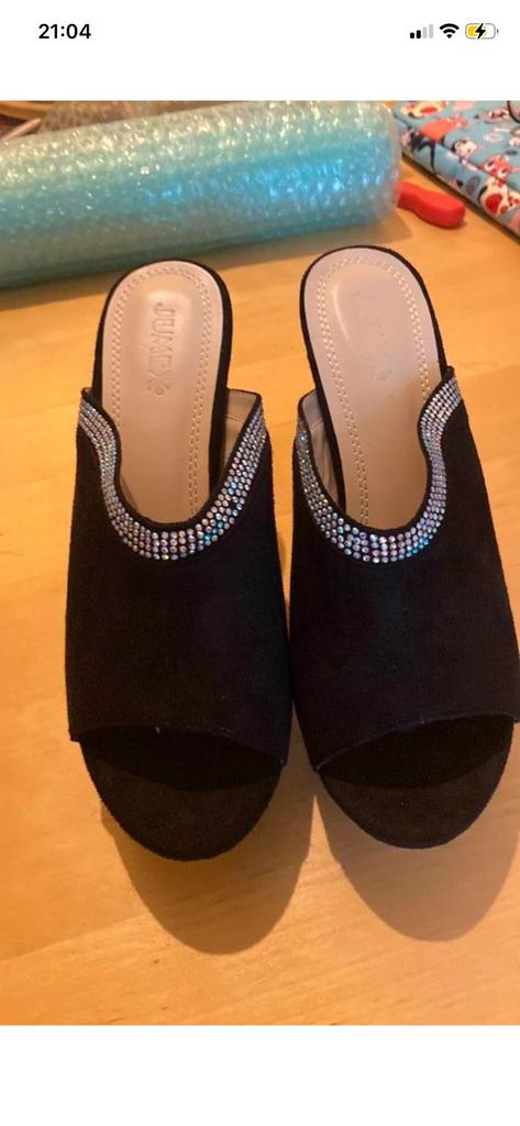 Leuke zwarte muiltjes maat 38, Kleding | Dames, Schoenen, Zwart, Nieuw, Sandalen of Muiltjes, Ophalen of Verzenden