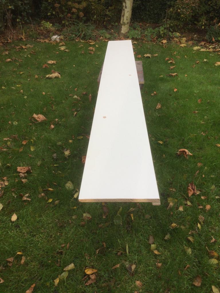 Vensterbank kleur wit, Doe-het-zelf en Verbouw, Plinten en Afwerking, Ophalen, Nieuw, Overige materialen, Vensterbanken