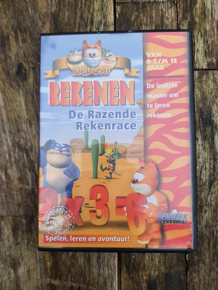 Redcat rekenen de razende rekenrace pc computer spel, Spelcomputers en Games, Games | Pc, Zo goed als nieuw, 1 speler, Vanaf 3 jaar