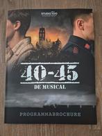 40-45 De Musical Programmabrochure Studio 100, Ophalen of Verzenden, Nieuw