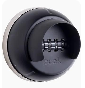 Puck sleutel kluis met code, Ophalen of Verzenden, Gebruikt, Rvs, Slot