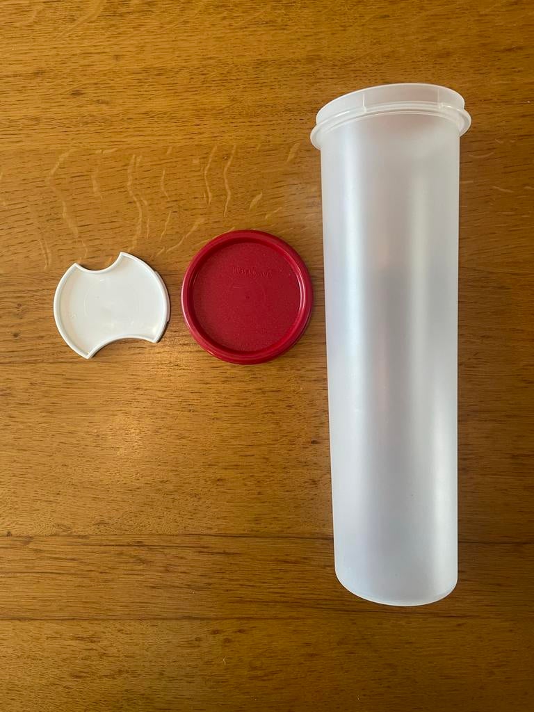 Tupperware Spaghetti voorraad bus - Nieuw, Huis en Inrichting, Keuken | Tupperware, Ophalen of Verzenden, Nieuw, Wit, Bus of Trommel