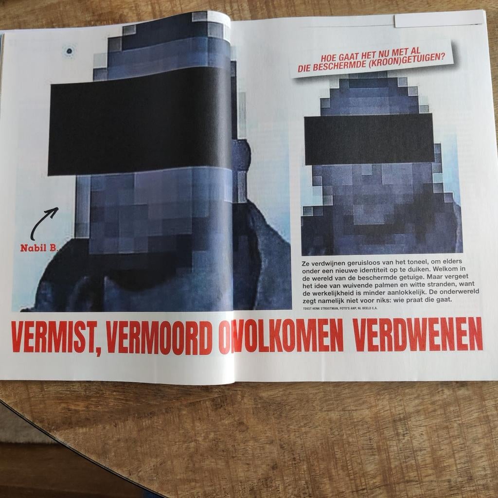 Vermist, Vermoord, Verdwenen oa Peter R de Vries, Ophalen of Verzenden, 1980 tot heden, Knipsel(s)