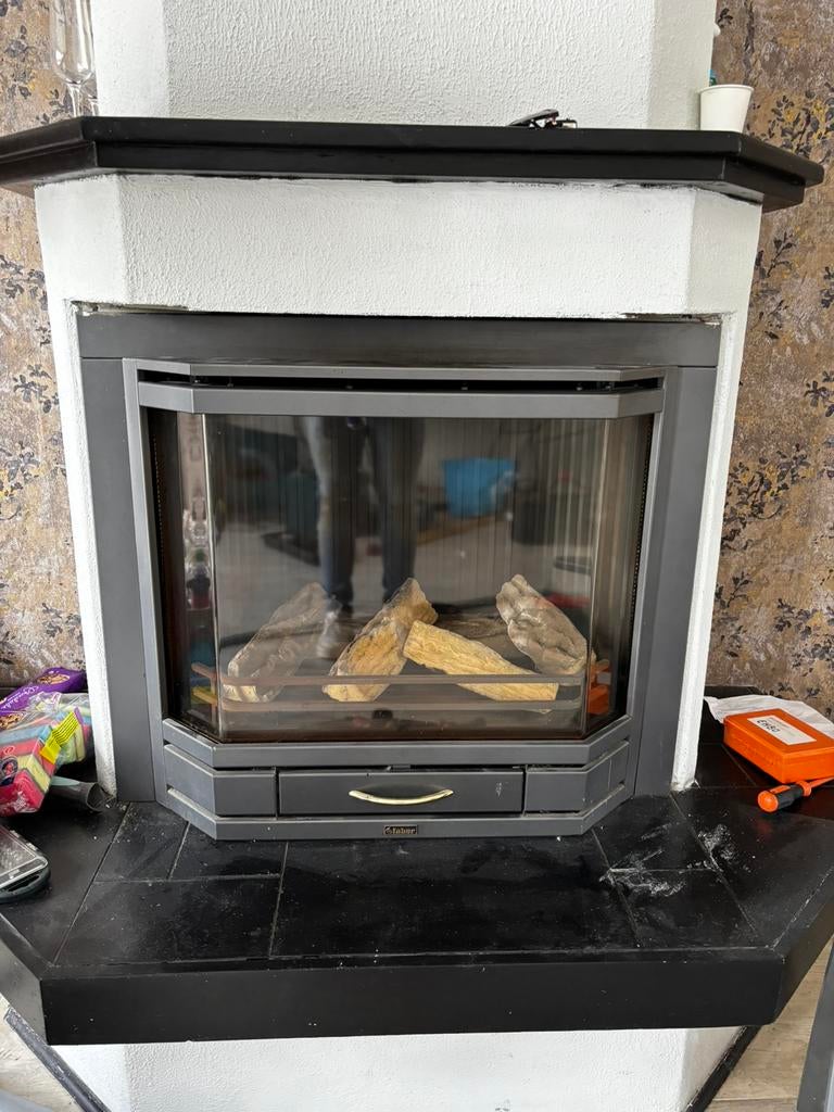 Faber gashaard, Ophalen, Gebruikt, Inbouwhaard, Gashaard