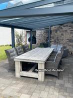 Grote Steigerhouten Tuintafel – Ideaal voor Tuin & Terras, Tuin en Terras, Ophalen of Verzenden, Nieuw, Rechthoekig, Hout