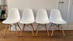 VITRA EAMES DSW eetkamer stoelen wit, 4 stuks, Huis en Inrichting, Stoelen, Ophalen of Verzenden, Zo goed als nieuw, Wit, Vijf, Zes of meer stoelen