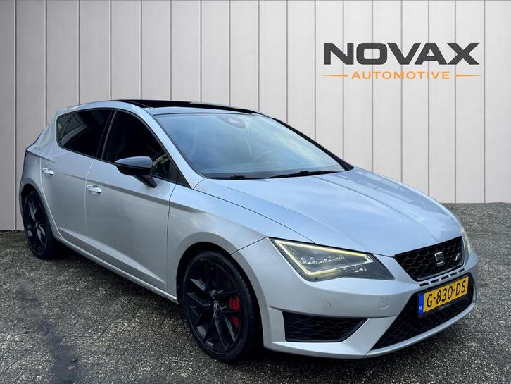 Seat Leon cupra 2.0 TSI DSG| Panorama | schaalstoelen| Grijs, Auto's, Seat, Bedrijf, Leon, ABS, Adaptieve lichten, Adaptive Cruise Control