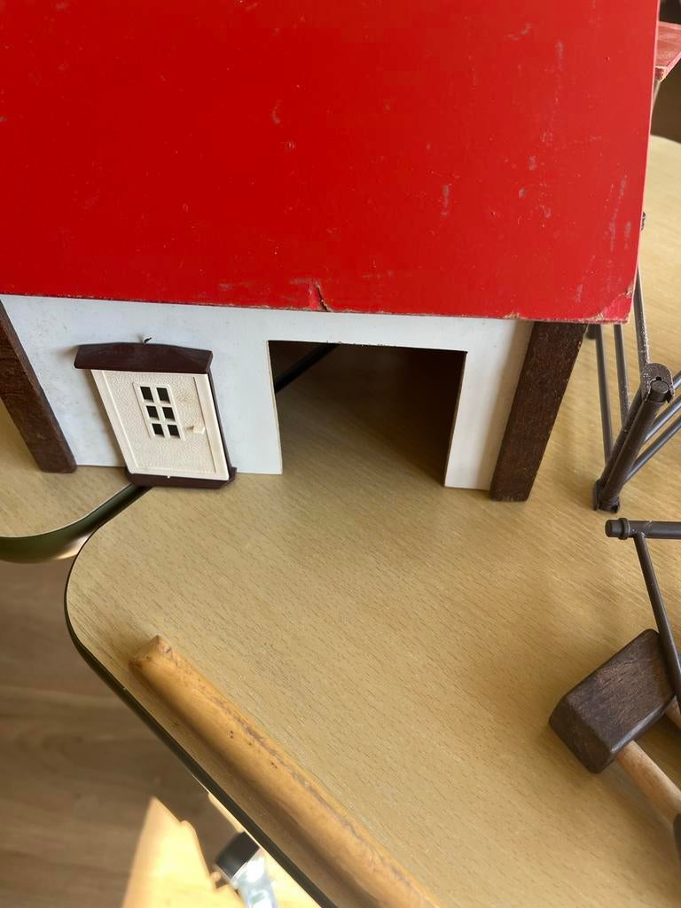 Grote set plastic boerderij- en wilde dieren met huisjes, Kinderen en Baby's, Speelgoed | Overig, Gebruikt, Jongen of Meisje, Ophalen of Verzenden