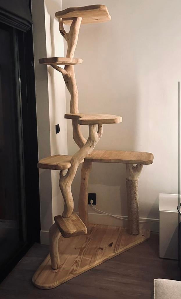 ! ! ! KRABPAAL / KATTENBOOM van natuurhout op maat gemaakt !, Ophalen, Nieuw, Krabpaal