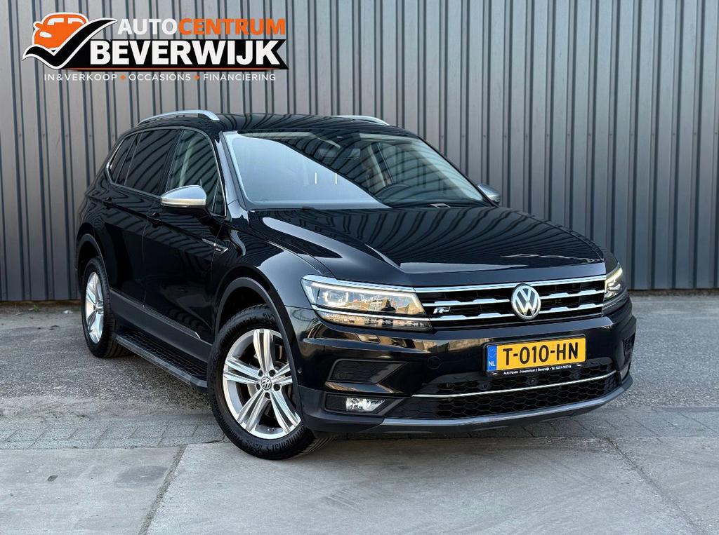 Volkswagen Tiguan 2.0 TSI 180pk 4Motion DSG 2018 Zwart 7 Zit, Auto's, 1984 cc, Zwart, Lane Keeping Assist, Bedrijf
