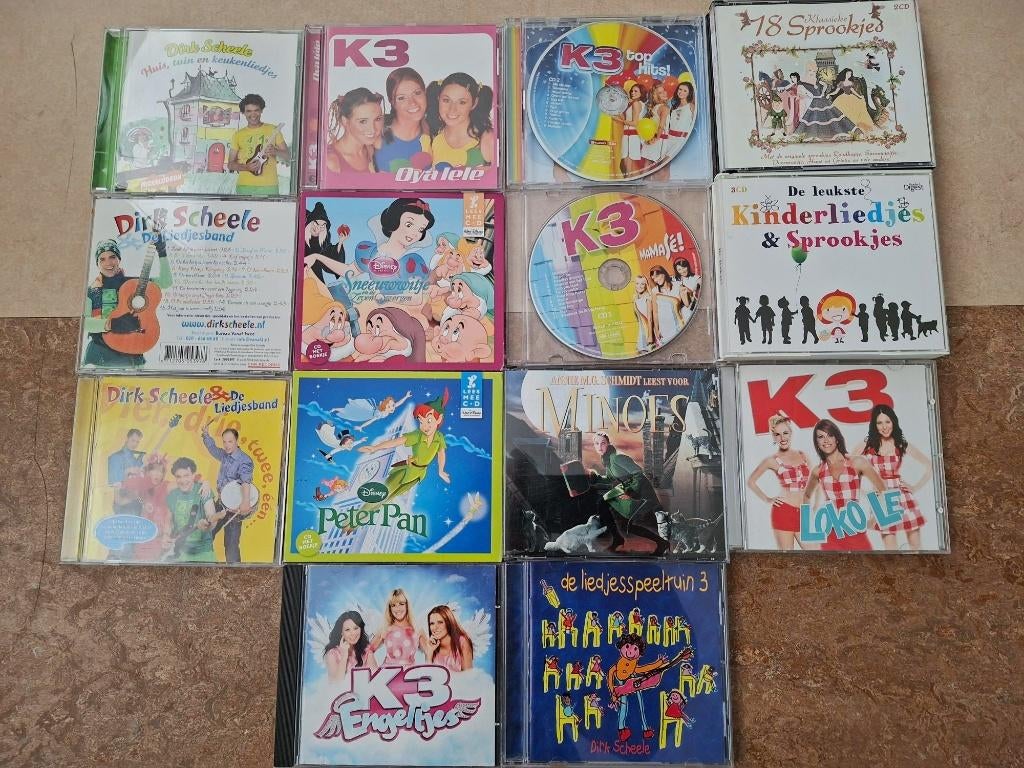 14 kinder cd's, Ophalen of Verzenden, Gebruikt