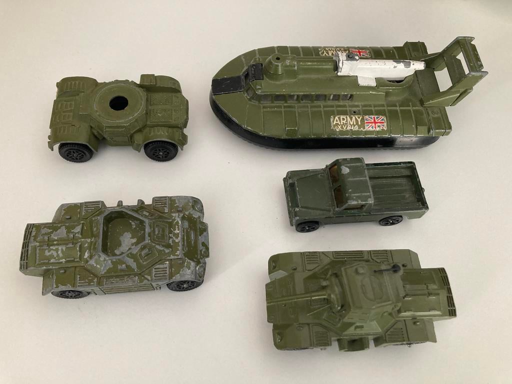 Dinky Toys legervoertuigen army, Ophalen of Verzenden, Gebruikt