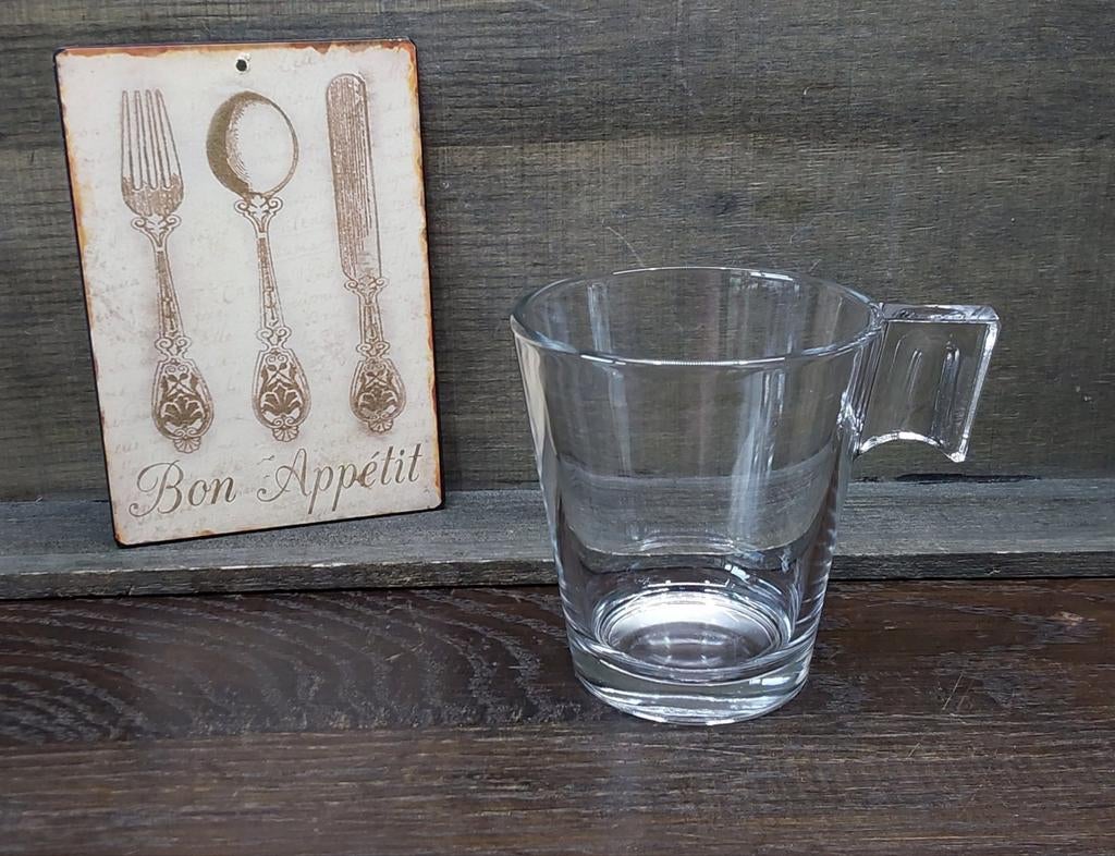 Arcopal theeglas,  4 beschikbaar, Overige typen, Nieuw, Ophalen of Verzenden, .
