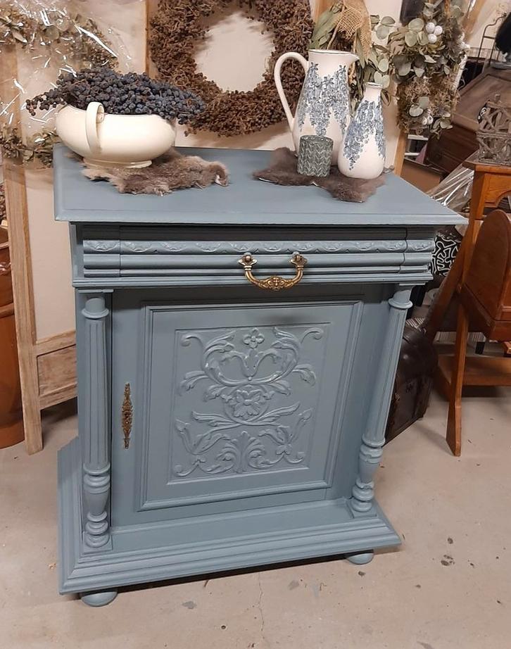 Sjieke, stoere kast, buffetkast, barok, brocante, Huis en Inrichting, Kasten | Overige, Zo goed als nieuw, Ophalen