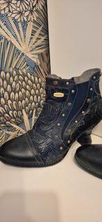 Laura Vita Enkellaarsjes maat 38- Prachtige Details!, Zwart, Lage of Enkellaarzen, Ophalen of Verzenden, Zo goed als nieuw