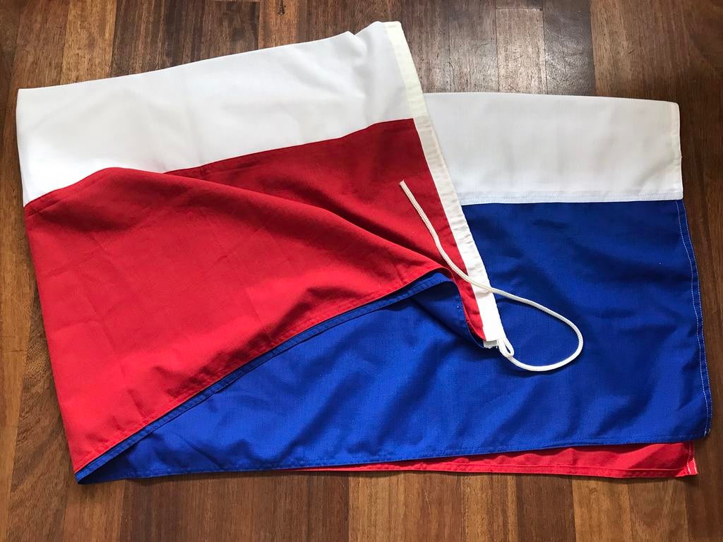 Vlag Nederland, Diversen, Vlaggen en Wimpels, Ophalen of Verzenden, Gebruikt