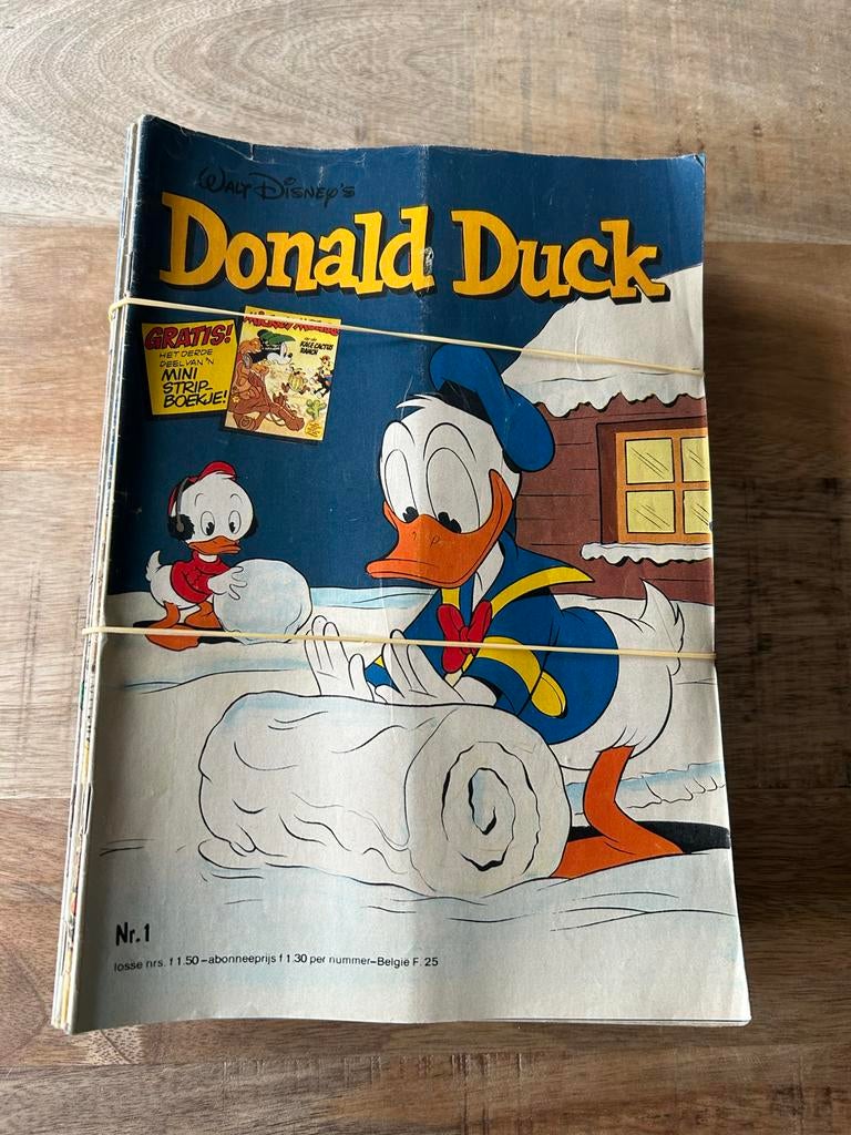 Stapel Donald Ducks uit 1982 - Nr. 1 en meer, Meerdere stripboeken, Ophalen of Verzenden, Gelezen