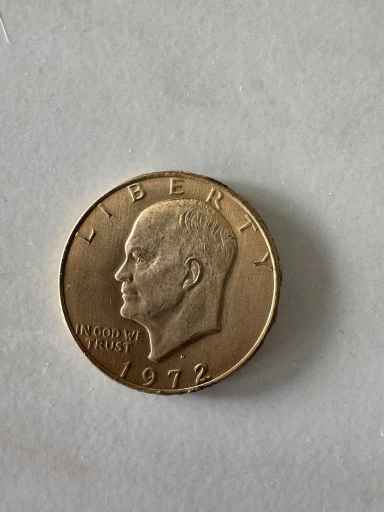 Vergulde Eisenhouwer dollar, Postzegels en Munten, Munten | Amerika, Ophalen of Verzenden, Noord-Amerika