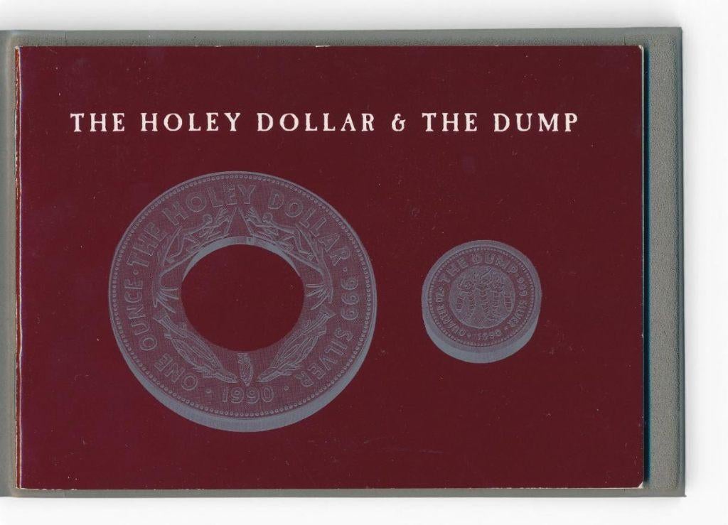 Australië 1990 Zilveren Holey Dollar and the Dump, Postzegels en Munten, Munten | Oceanië, Ophalen of Verzenden, Setje, Zilver