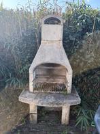 Betonnen buitenbarbecue / tuinhaard, Tuin en Terras, Ophalen, Gebruikt, Met accessoires