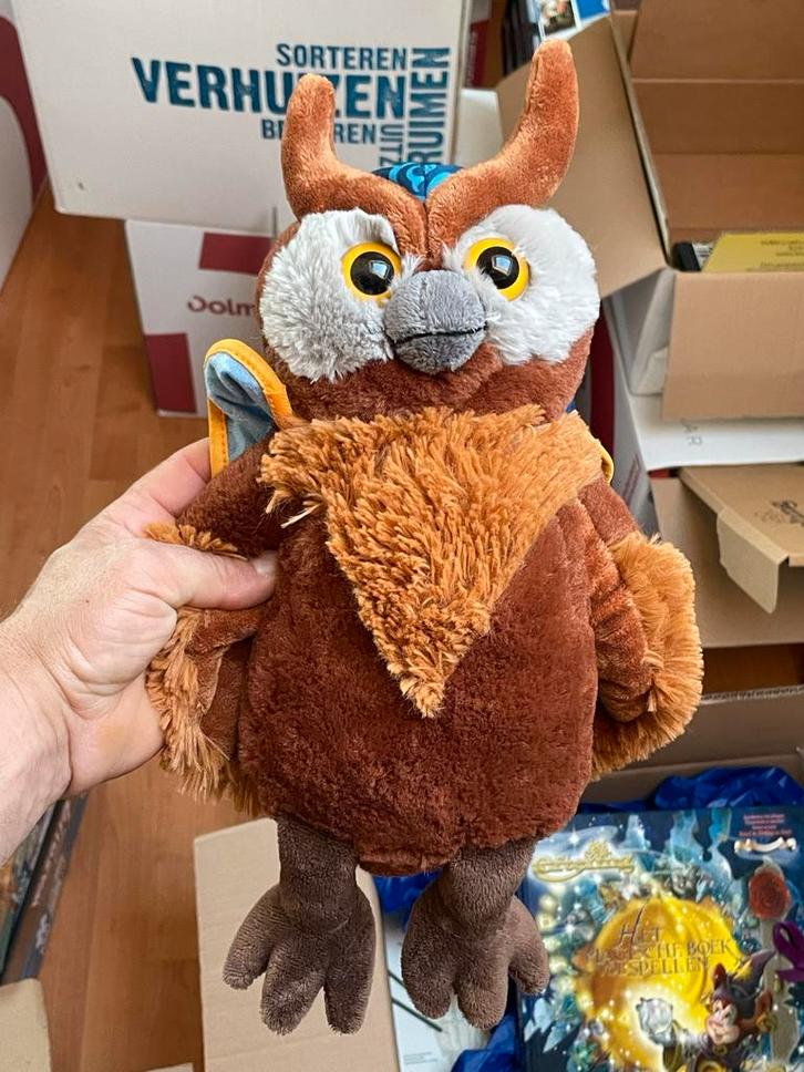 Efteling knuffel Klaas Vaak uil, Verzamelen, Efteling, Zo goed als nieuw, Overige typen, Ophalen of Verzenden