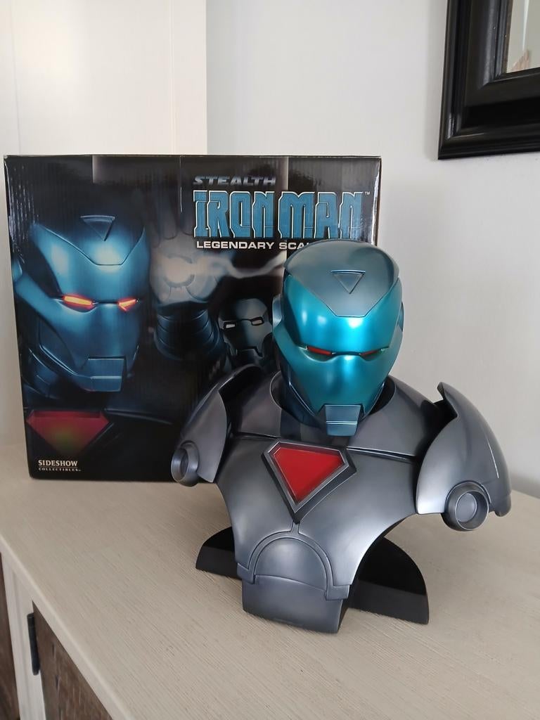 Sideshow Iron Man Legendary Scale Bust, Ophalen of Verzenden, Zo goed als nieuw