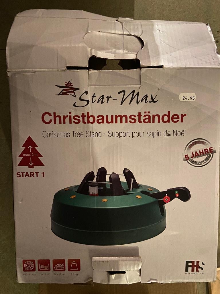 Kerstboomstandaard Star-Max, Diversen, Kerst, Zo goed als nieuw, Ophalen of Verzenden