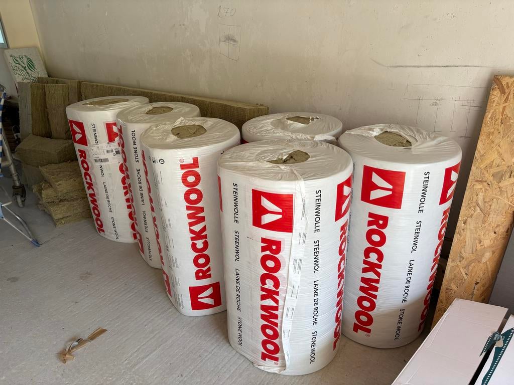 Rockwool Rockroof Flexi Plus 180mm steenwol isolatie, 12 cm of meer, Nieuw, Steenwol, 15 m² of meer
