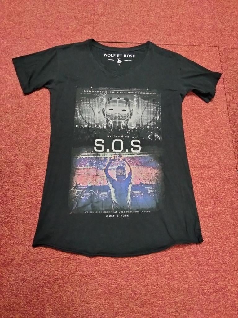 T'shirt Wolf Et Rose Maat S, Ophalen of Verzenden, Nieuw, Zwart, Korte mouw