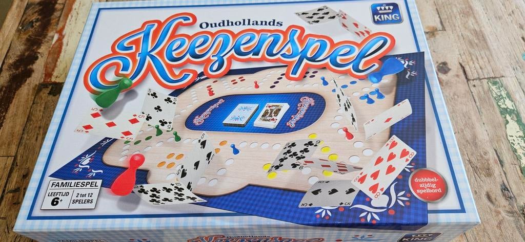 Keezenspel ( dubbelzijdig  speelbord), Ophalen of Verzenden, Zo goed als nieuw