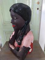 Buste vrouw 50 cm hoog, Ophalen of Verzenden, Zo goed als nieuw, Sjaal