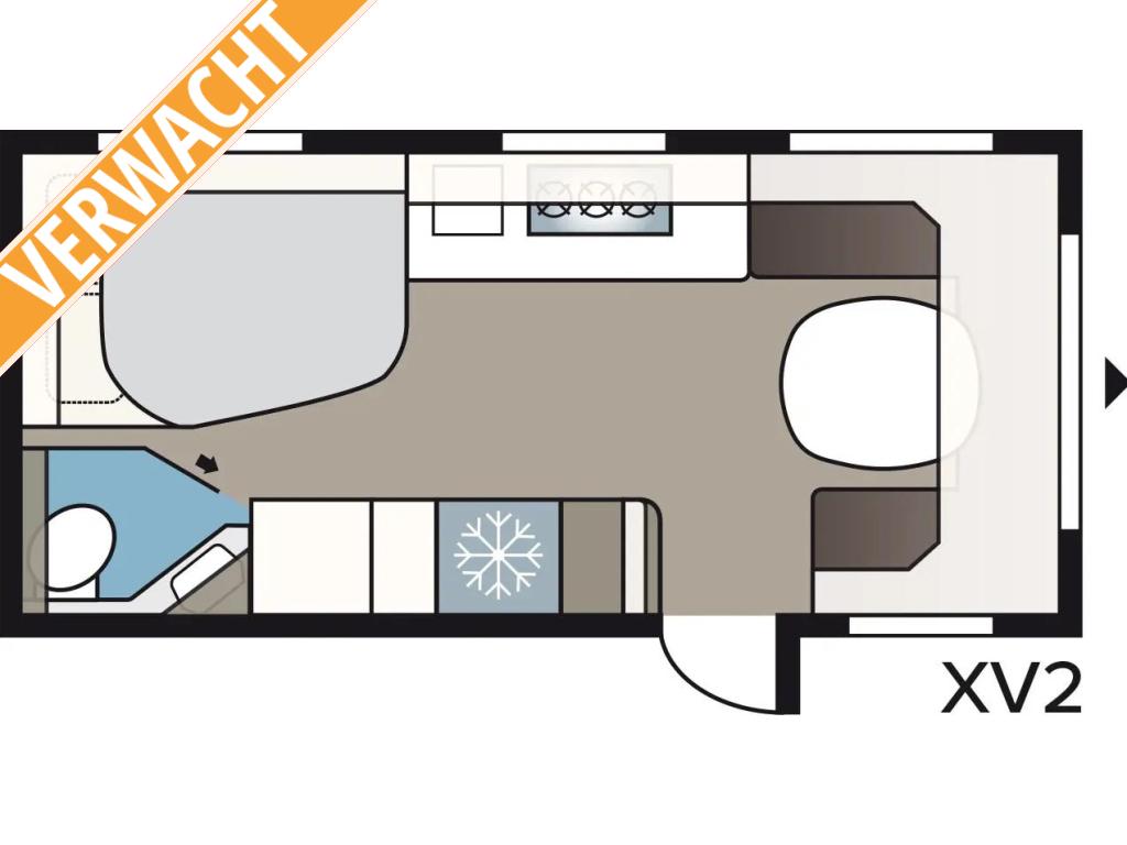 Kabe Estate 520 XL Model 2026 - KingSize, Caravans en Kamperen, Caravans, Rondzit, Kabe, Overige typen, 6 tot 7 meter