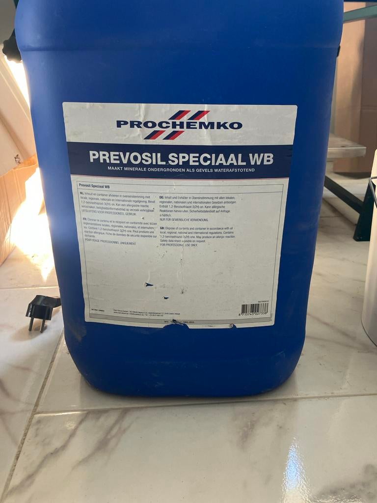 20 x Prochemko Prevosil SpecWB - 25L waterafstotend impregne, 20 liter of meer, Ophalen, Nieuw