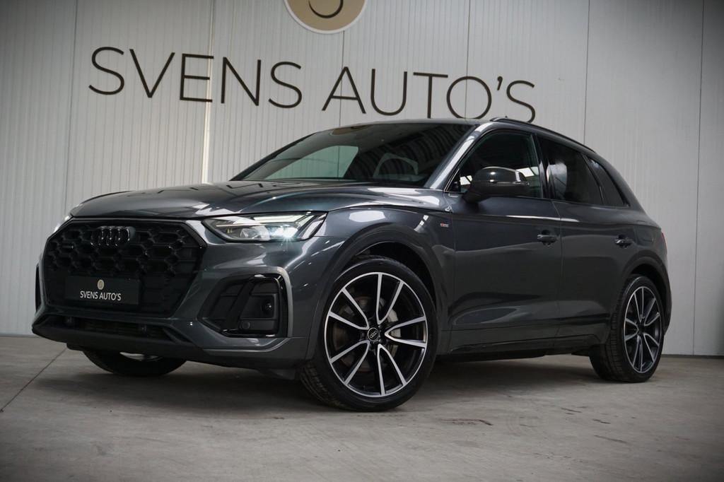 Audi Q5 50 TFSIe S-Line Black Edition Luchtvering|Sfeer|ACC|, Automaat, Zwart, 4 cilinders, Leder en Stof