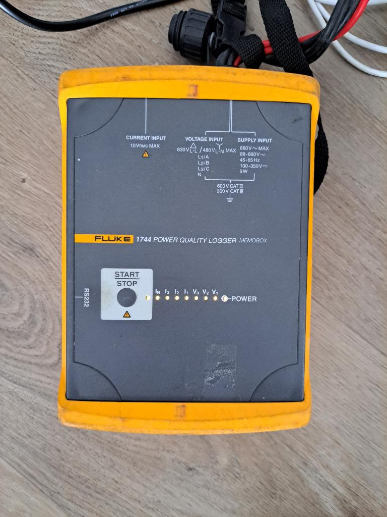 FLUKE 1744   PQ-logger, Ophalen of Verzenden, Gebruikt, Elektriciteit