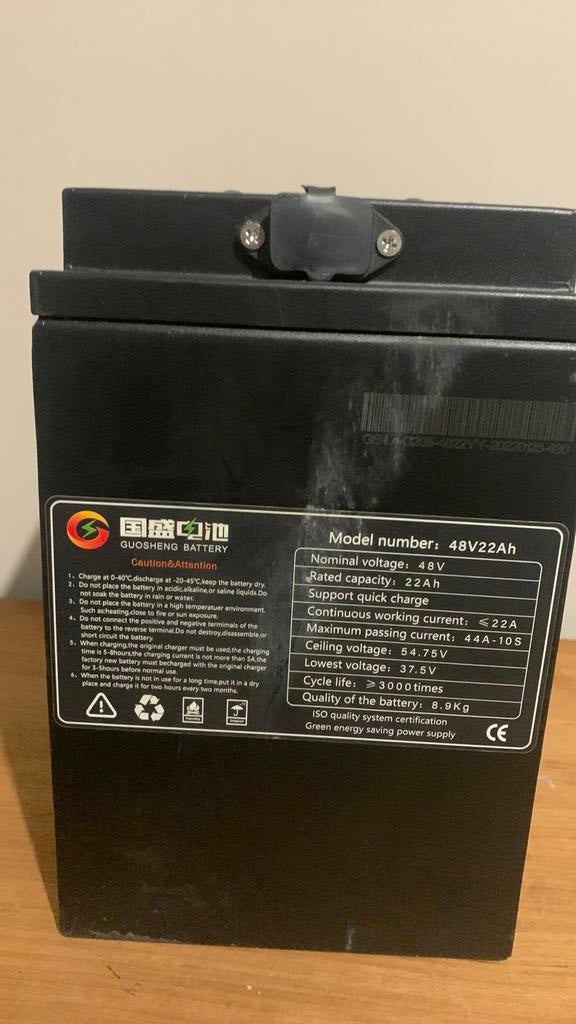 Accu iva type E go 52, Ophalen, Zo goed als nieuw