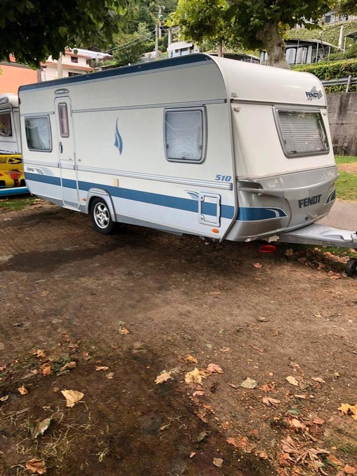 supermooie Fendt Topas 510 compleet, Caravans en Kamperen, Caravans, Particulier, tot en met 4, 1000 - 1250 kg, Rondzit, Fendt