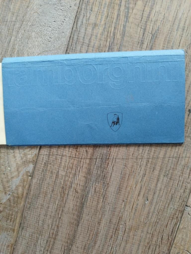 Lamborghini brochure 1971, contach, jamara, urraco,miura, Lamborghini, Ophalen of Verzenden, Zo goed als nieuw, Overige merken